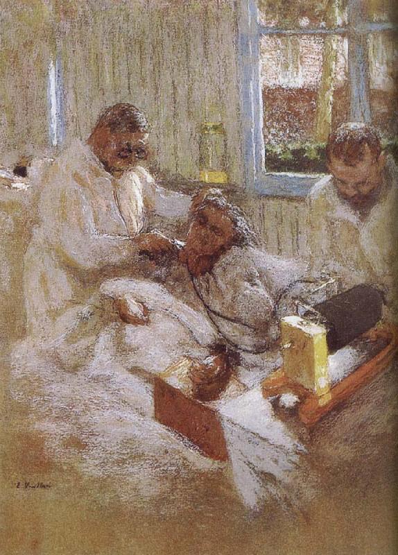Edouard Vuillard The doctor and pat oil painting image